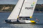 ID 14712 NZL 68 - a former Americas Cup yacht, now provides tourist cruises and the opportunity to experience Americas Cup-style sailing in Auckland, NZ.